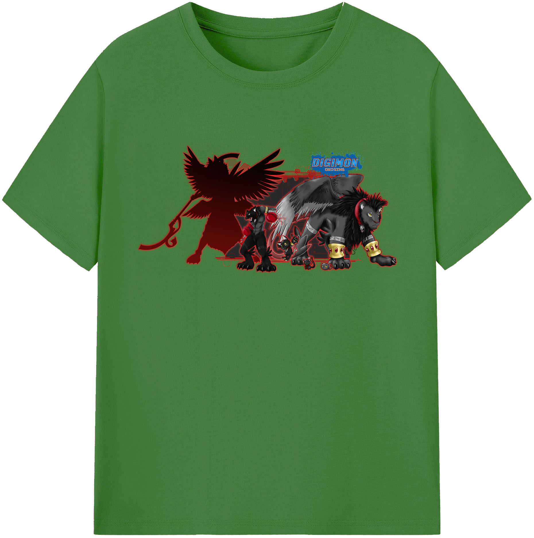 （画像用） Digimon デジタルモンスター/デジモン レディースカジュアルプリントTシャツ（綿100％）